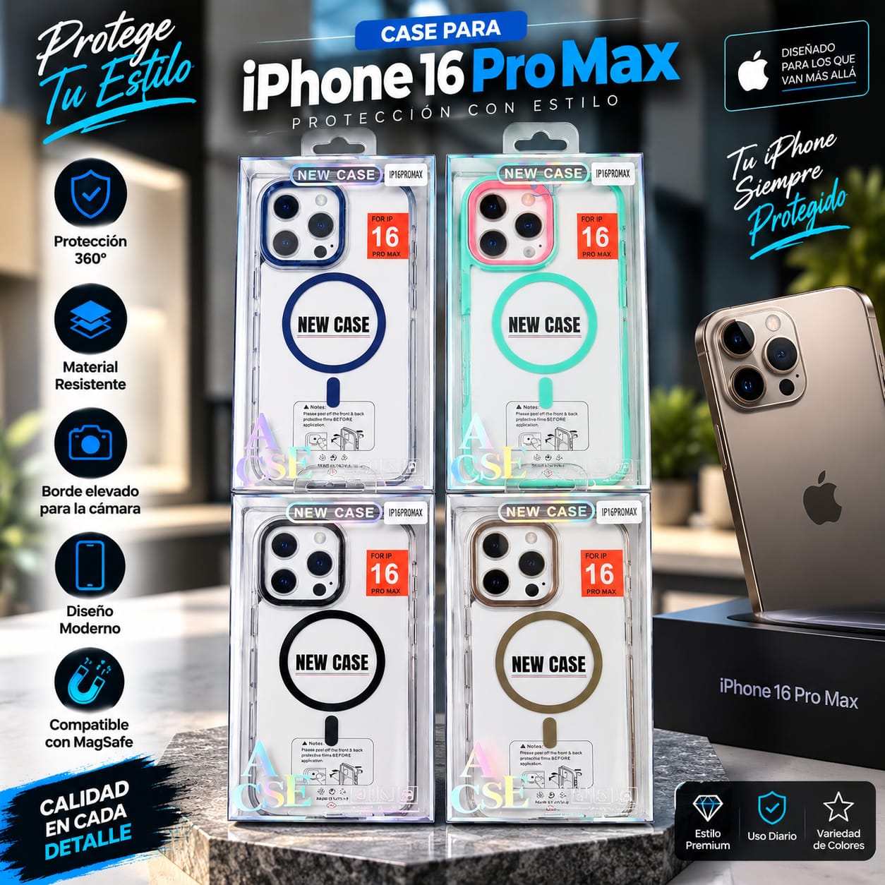 Cover New Case iPhone 16 Pro Max